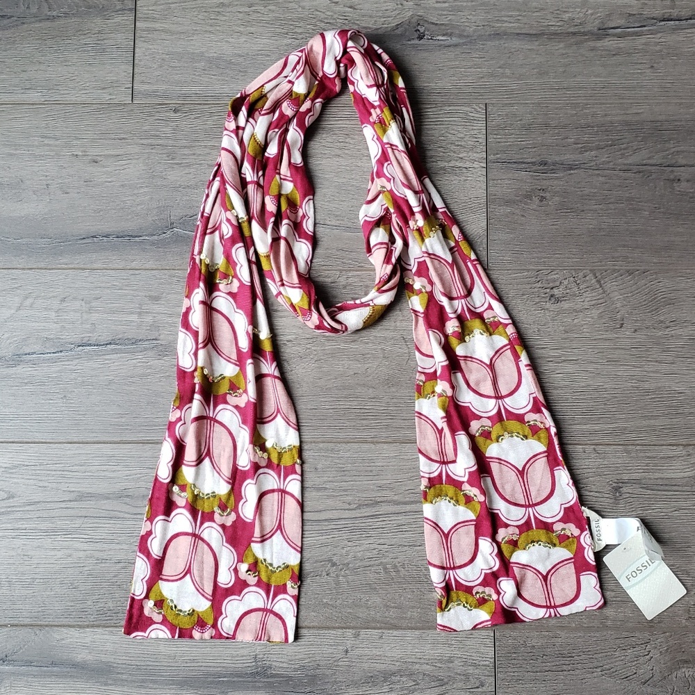 Fossil Patterned Scarf